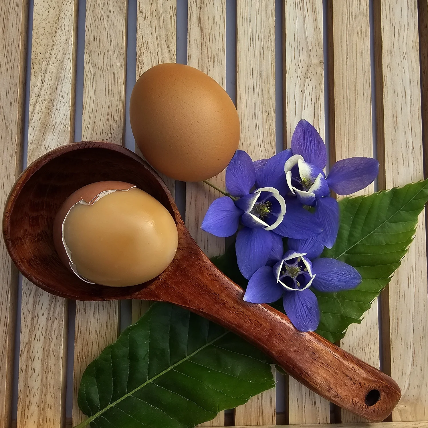 بيض طازج مخبوز، الدفعة الأولى (30 بيضة)