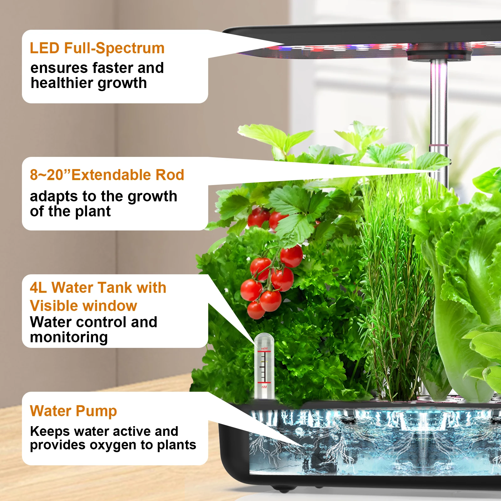Smart Hydroponic Garden System - Smart Pod Garden review and price
