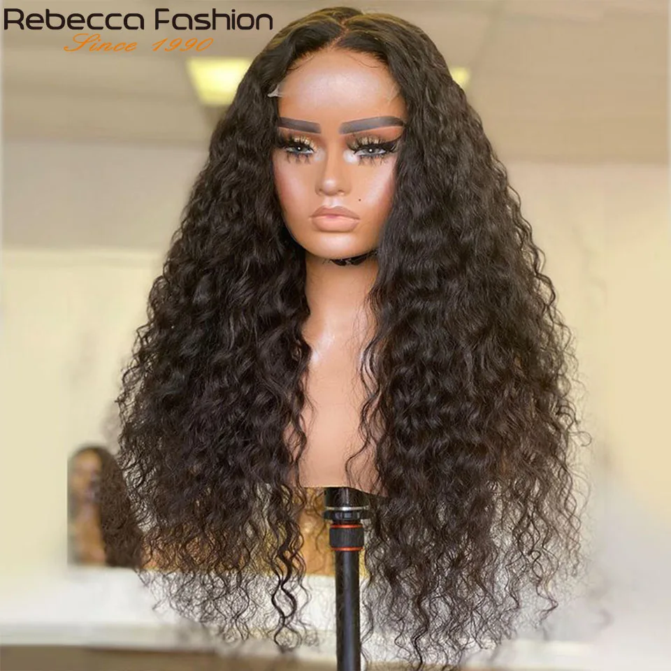 مبيعات نهاية العام موجة عميقة الدانتيل الباروكات البرازيلي موجة المياه شعر مستعار 13x5X1 الدانتيل شعر مستعار أمامي 4x4 إغلاق شعر مستعار خصلات الشعر المستعار الإنسان