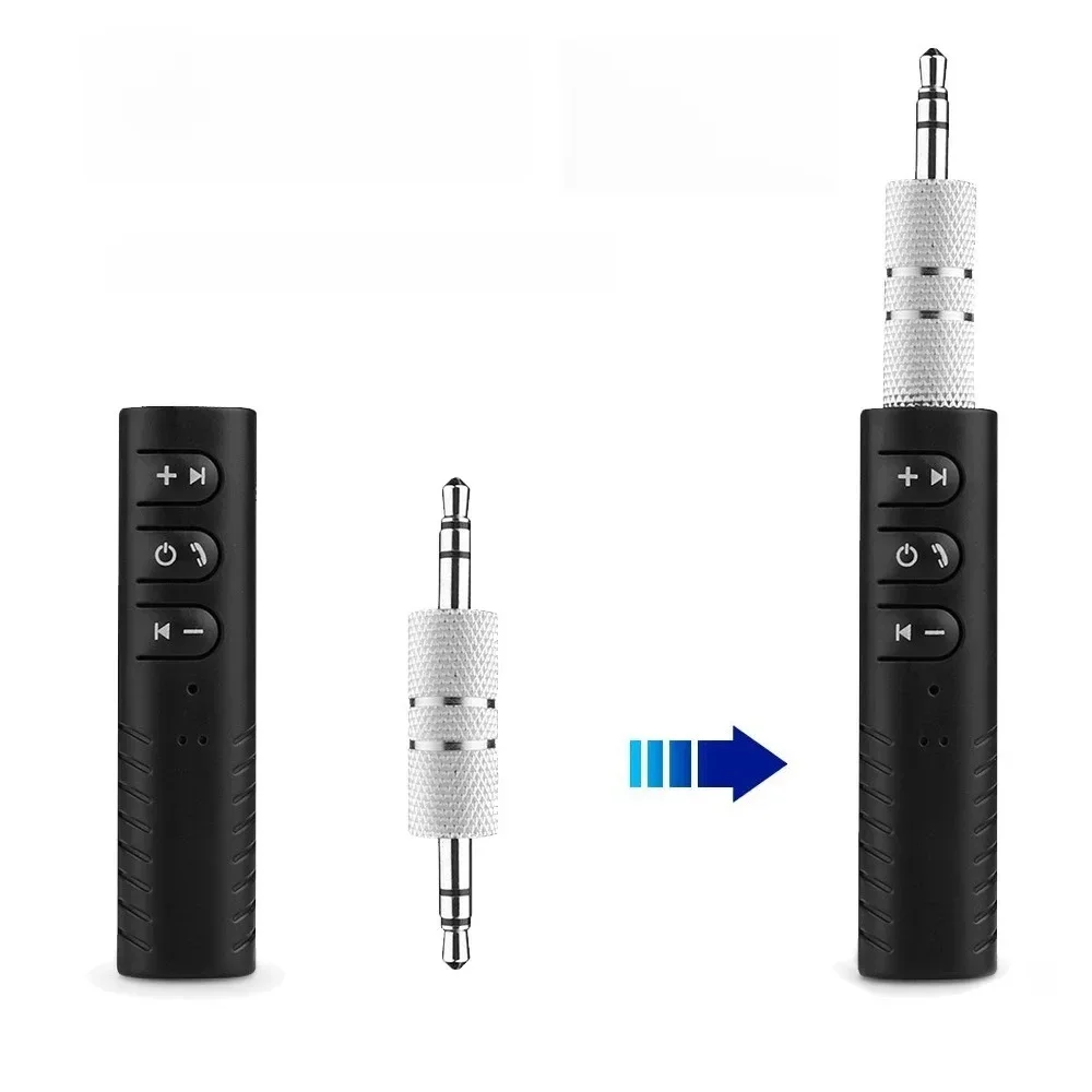 Adaptateur émetteur récepteur sans fil Bluetooth 5.0, prise Jack 3.5mm pour voiture, musique, Audio, récepteur de casque Aux, mains libres