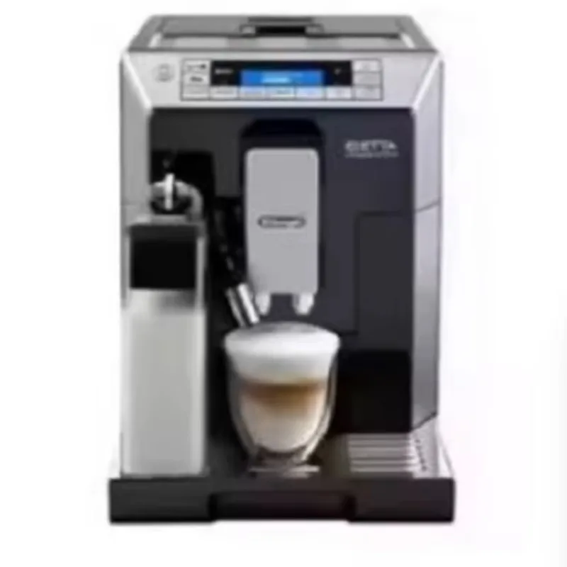 ماكينة الإسبريسو الرقمية الأوتوماتيكية الفائقة De'Longhi Eletta E CAM 45760 B الجديدة - مع نظام Latte Crema، ودعم مخصص OEM