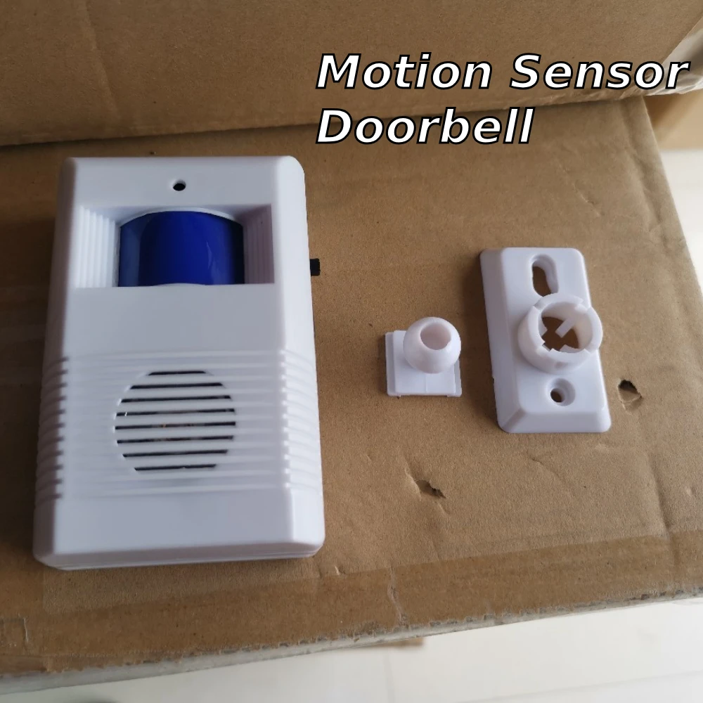 Wireless Alarm Door Bell Motion Sensor Doorbell Guest Detector Door Chime for Indoor Driveway Entry Store Shop Office