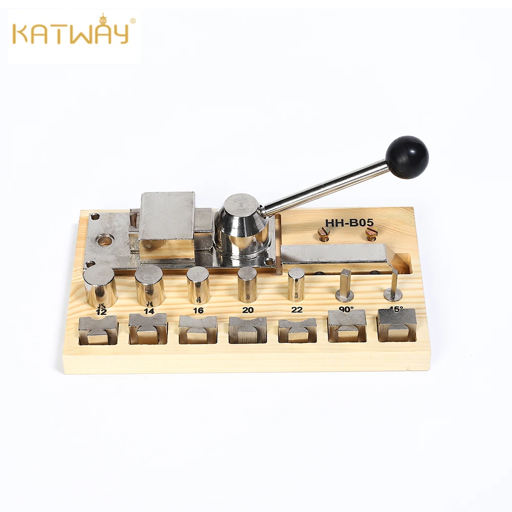 

KATWAY Multi-function Handtool Small Ring Bending Press Brake Rounding Machine Forming Rolling Bender Gold Repair Tool HH-B05