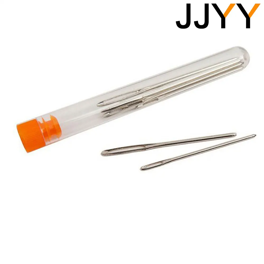 JJYY Large-eye Blunt Steel Yarn Knitting Needles Sewing Needles