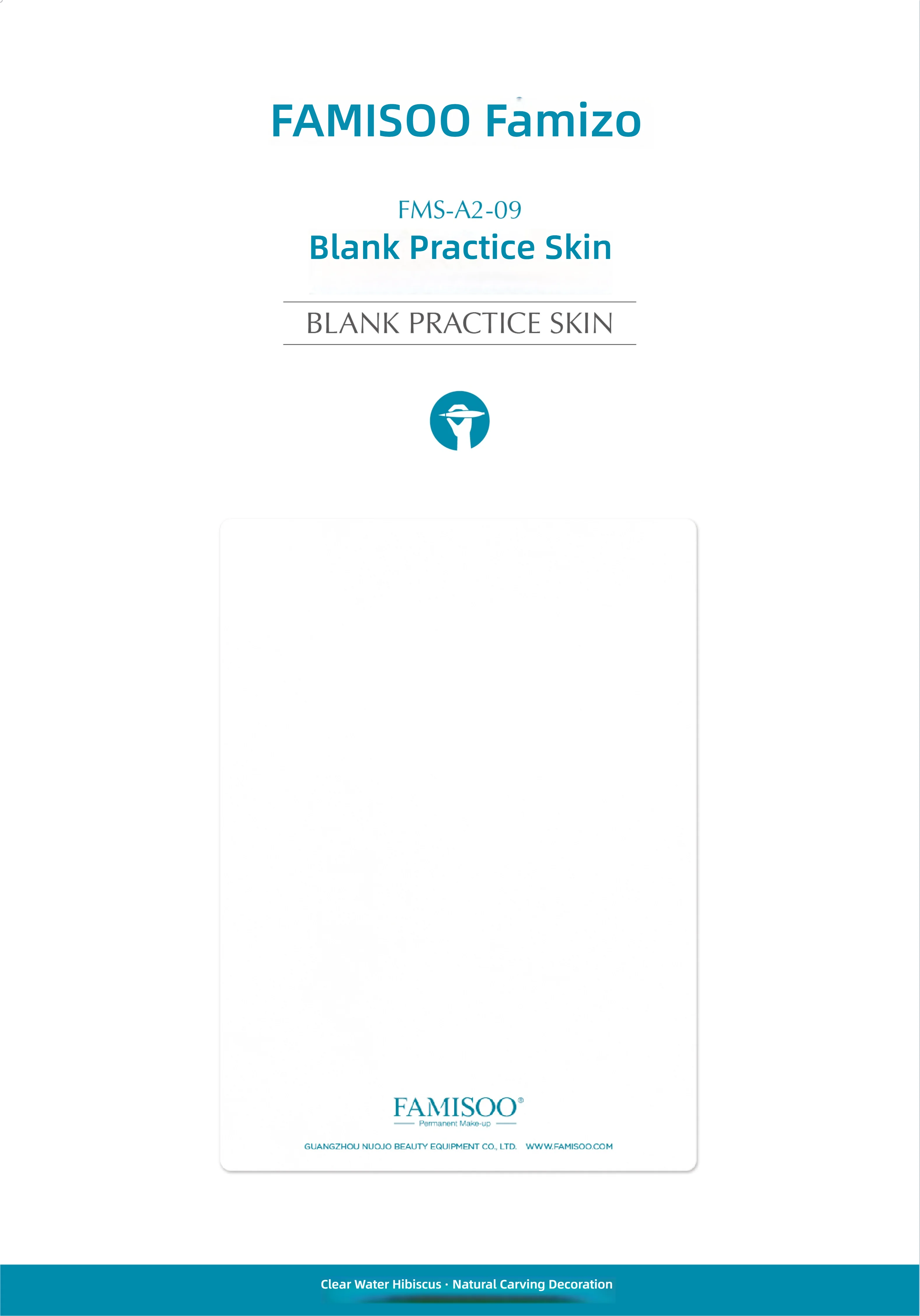 FAMISOOBlank Tattoo Practice Skin 5pcs 1 Pack Tattoo Skin Practice Double Sided Tattoo Skin Microblading Eyebrow Fake Skin Sheet