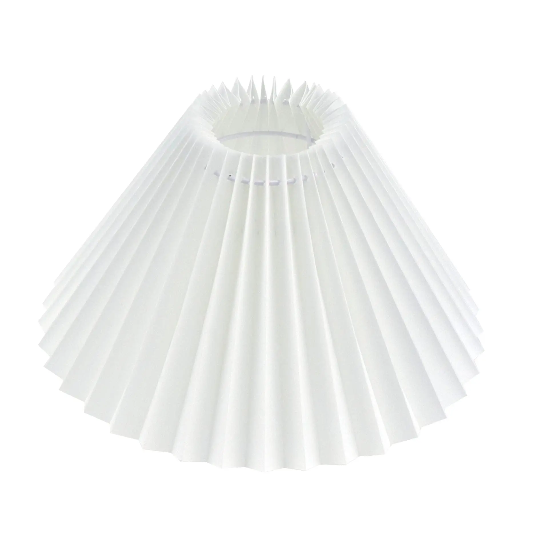 Timstono E27 Fabric Lampshade Cloth Lamp Shade Pleated Light Cover