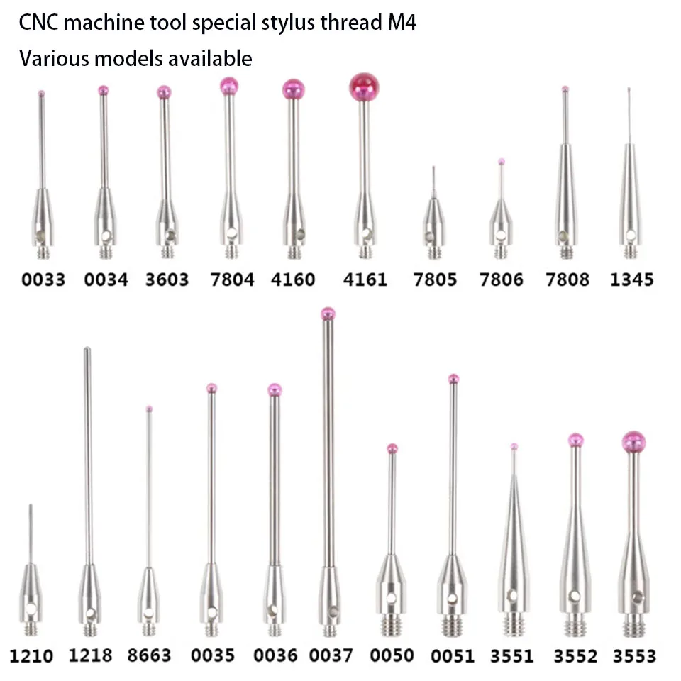 Ruby Probe Three-coordinate Three-dimensional Stylus Cnc Stylus Replaces Renishaw Probe 0.5/1.0/1.5/2.0