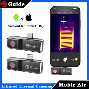 Guide Sensmart Mobir Air 공기 열화상 카메라, 휴대폰, 안드로이드, C타입, 아이폰, iOS 스마트폰용, 적외선 투시경, 열화상 카메라 