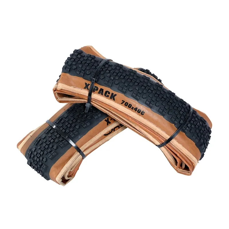 AliExpress Ontrack ONTRACK FOLDED TIRE GRAVEL 700X38C 700X40C 700X45V X-PACK 30TPI SKIN BROWN WALL  BLACK