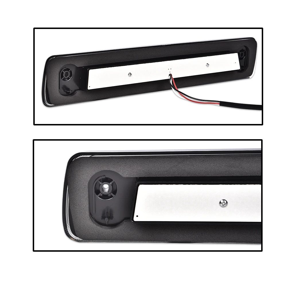 Led الفرامل الثالثة ضوء البضائع مصباح أسود/واضح صالح ل 2015-18 كولورادو/Gmc كانيون مقاوم للماء سنوبروف الغبار اكسسوارات السيارات