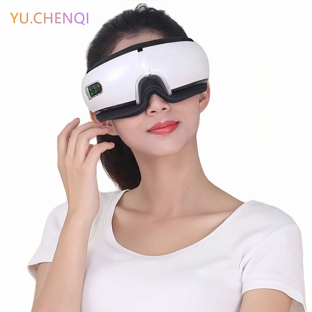 Eye Massager Air Pressure Massage Breathable Vibration Eye Protector Bluetooth Music Hot Compress Silent Eye Mask