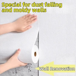 50cmX10m PVC Thickened Waterproof Wall Stickers Linen 3D Foam Adhesive Wall Wallpaper Wall Stickers Background Wall Renovation