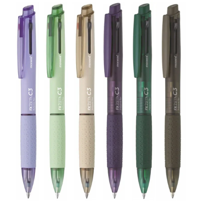 Monami FX ZETA C3 3 Color Ballpoint Pen 0.5mm 0.7mm