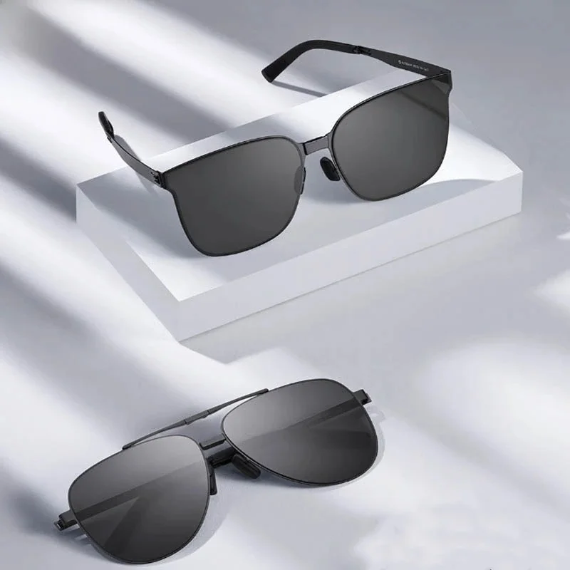 Okulary przeciwsłoneczne Xiaomi Mijia Ultra-Thin Foldable Polarized dla mężczyzn i kobiet, ochrona UV, HD Vision, lekkie okulary do prowadzenia samochodu — zdjęcie produktu 7