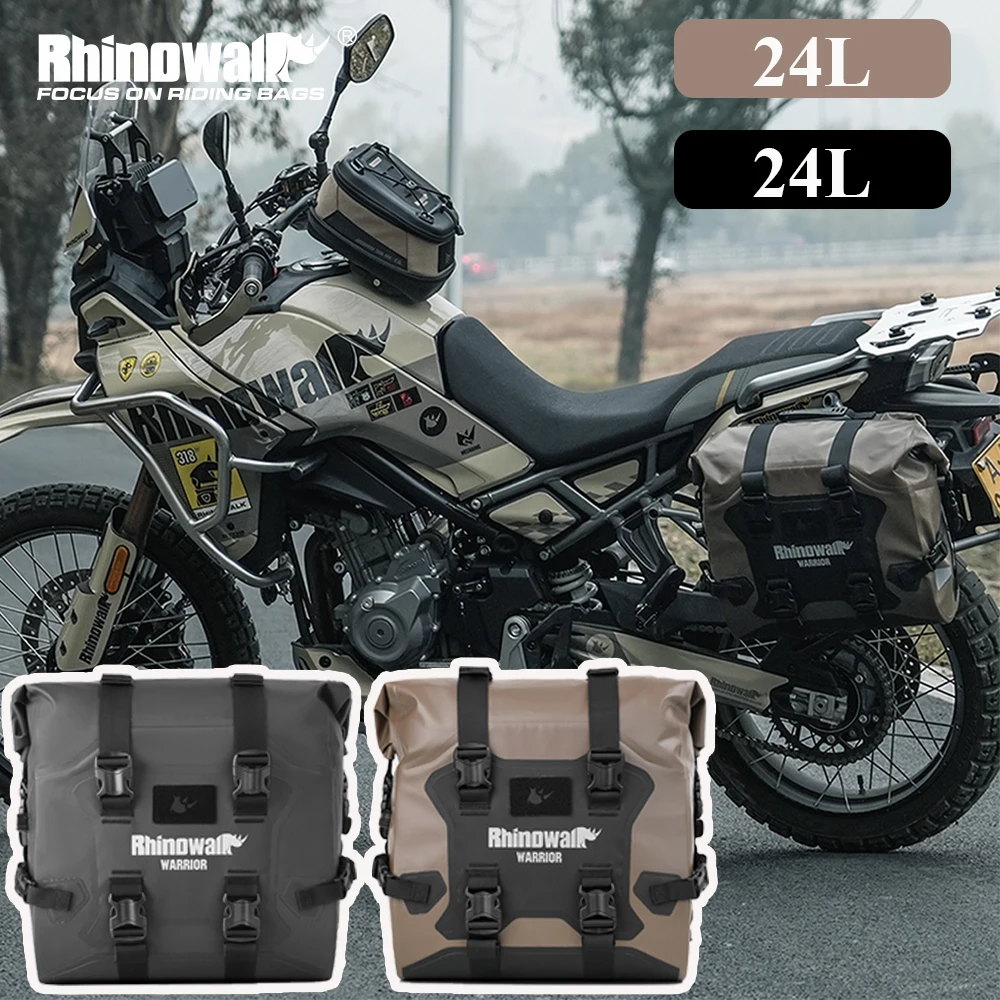 

Rhinowalk Motorcycle Side Pannier Bag Quick-Release Waterproof With Internal Support Travel Luggage Moto Accessories For Bmw