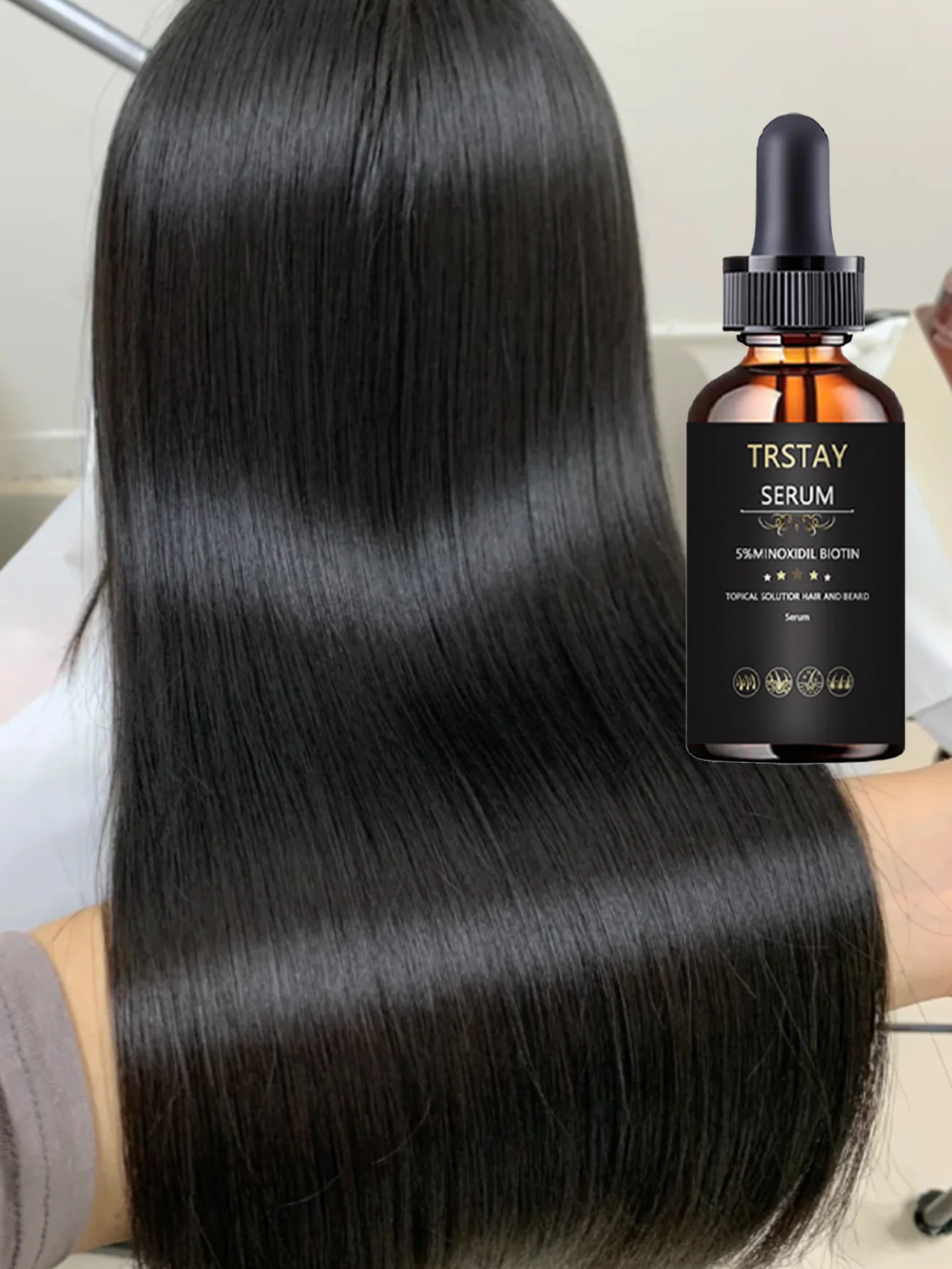 زيت عطري مرطب يعزز الشعر ويحسن مرونة الشعر وترطيب الشعر الناعم ويبدو أكثر سمكًا، محلول العناية بالشعر الطبيعي