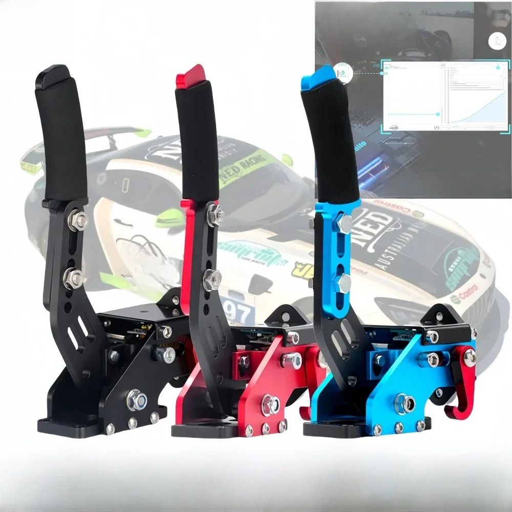 Usb Simracing Hamulec ręczny Pc Mechaniczny hamulec ręczny do driftu do gier Kierownica Sim Racing Hamulec ręczny Kokpit Usb El Hamulce Dźwignia — 2