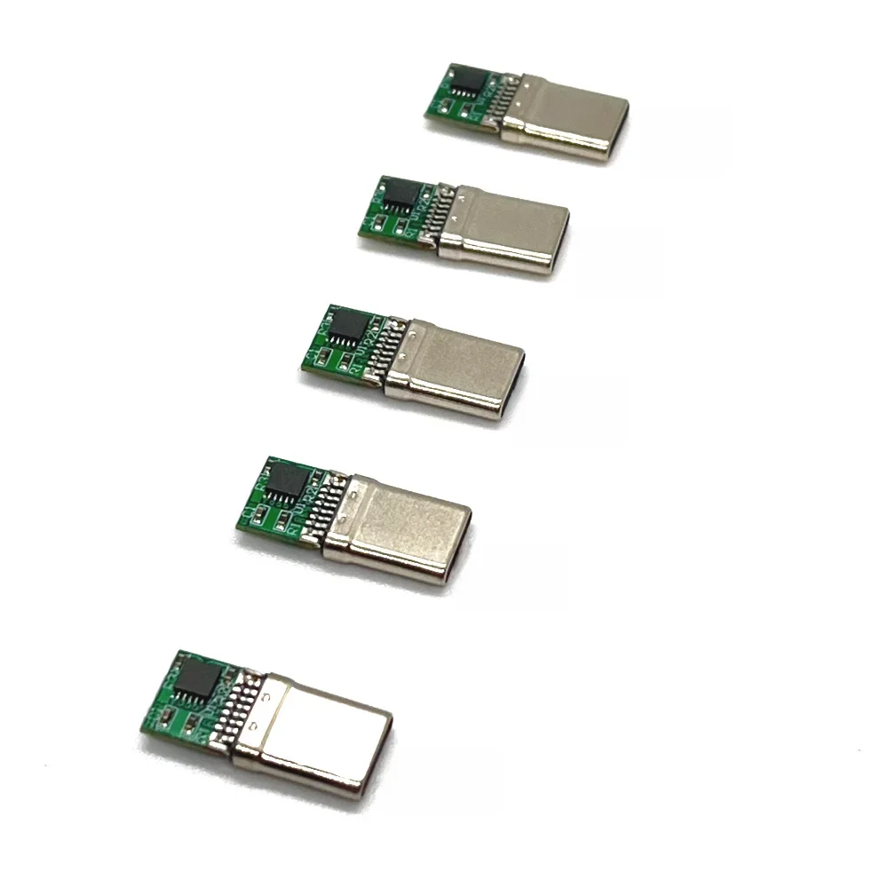 16-pinowa wtyczka męska USB typu C PD/QC Decoy Board Fast Charge 9V 12V 15V 20V moduł PD 2 3.0 DC kabel wyzwalający QC4 złącze ładowania — zdjęcie 2