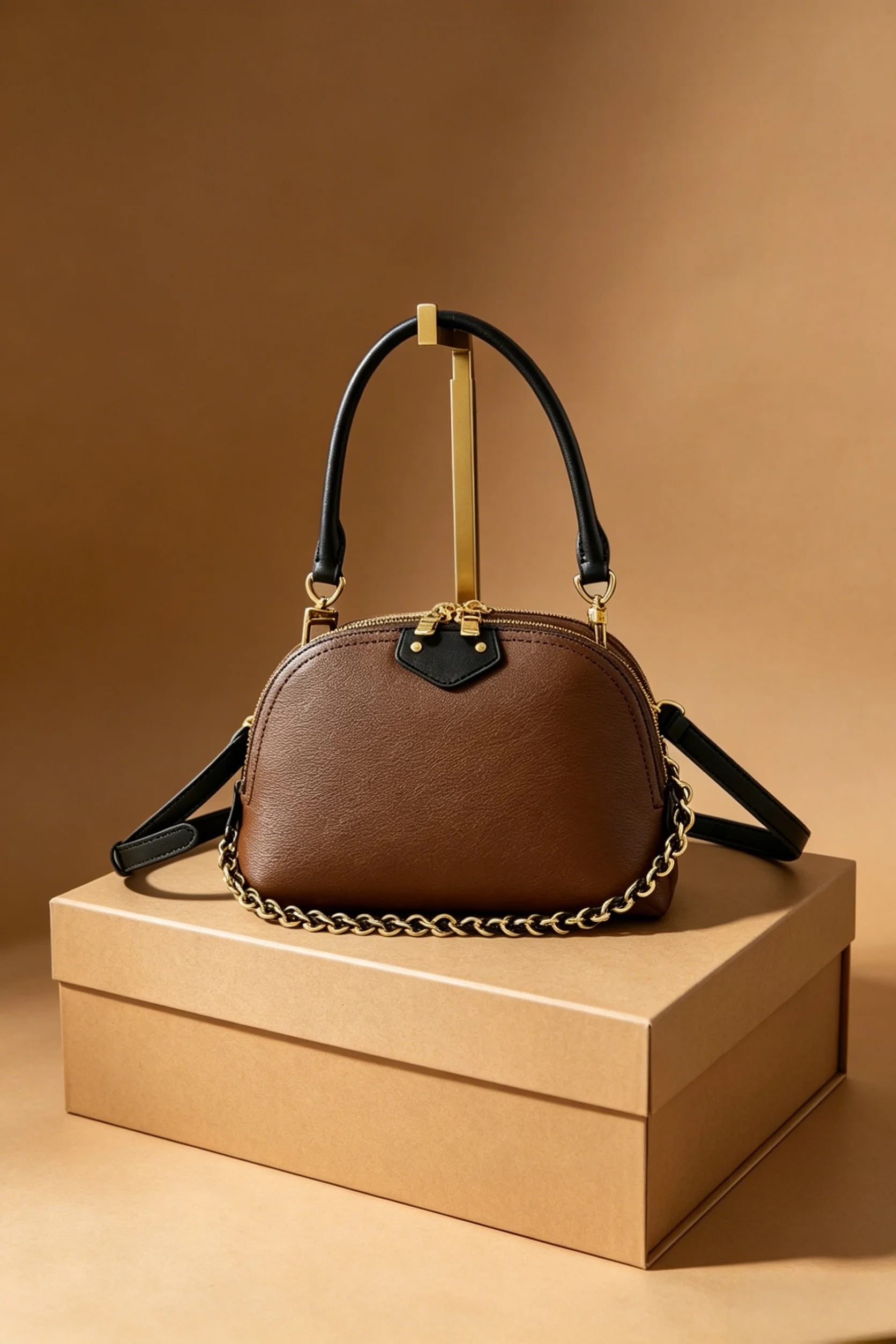 

2026 Fashion New Women's Bag 15X7X27CM Portable Shell Bag Handbag with Shoulder Strap Shoulder Bag No Box