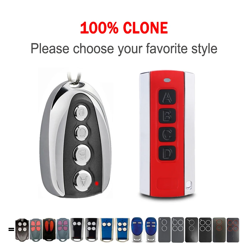 YNG605 Clone V2 PHOENIX PHOENIX2 PHOENIX4 PHOX PHOX2 PHOX4 HANDY2 HANDY4 TSC TRC TXC 433.92MHz Garage Door Remote Control