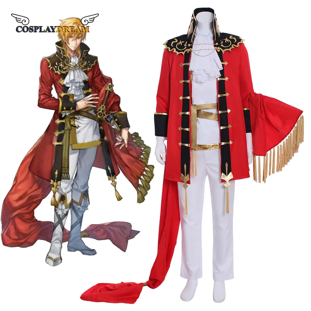 

Fire Emblem: Seisen no Keifu Eltshan Adult Mens Outfit Suit Halloween Christmas Men Uniform Suit Cosplay Costume Custom Made