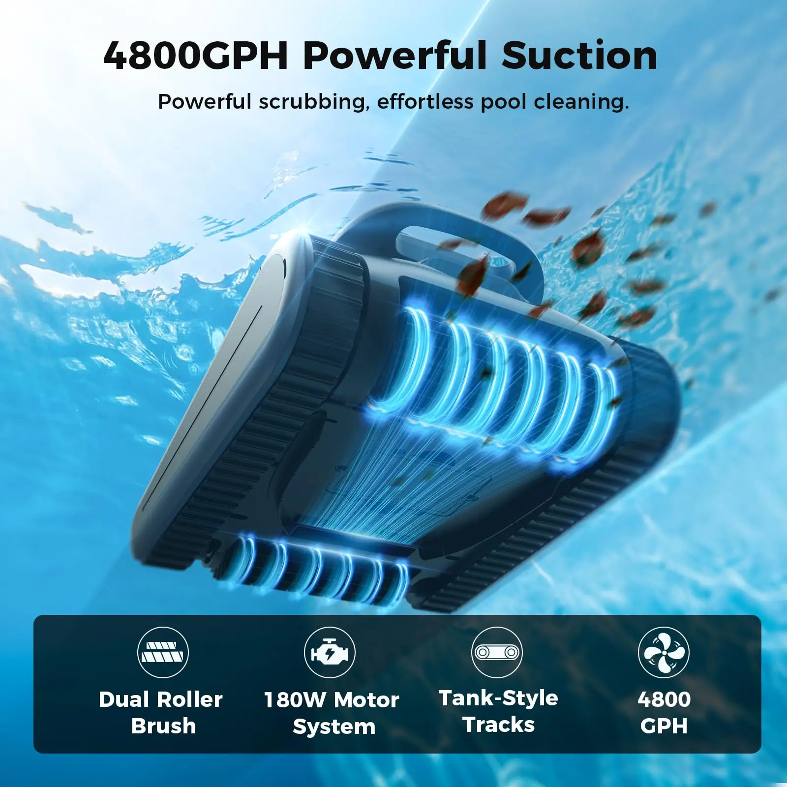 aspirateur robot piscine seauto – vue détaillée