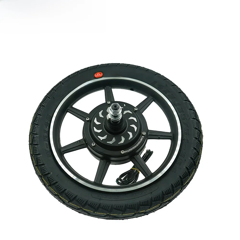 AliExpress ANNOYBIKE Electric Bicycle Motor 14 Inch 36V/48V 350W/500W Electric Scooter Brushless Gearless DC Disc Brake Bicicleta Easy Install Motor
