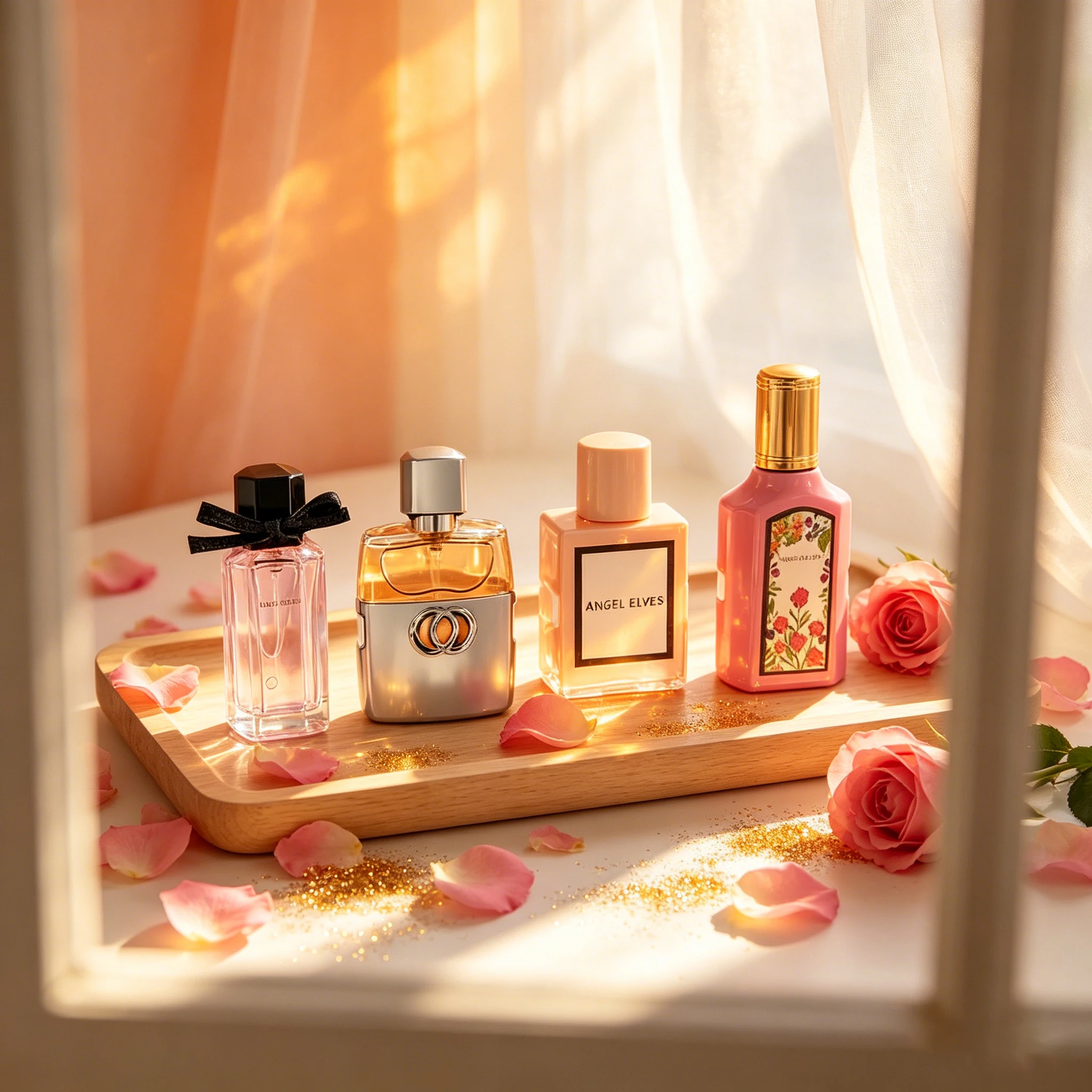 4Pcs Women Perfume Gift Set Long Lasting Floral Fruity Scent Eau de Toilette Elegant Ladies Fragrance Kit Valentine Birthday Present for Her - view 3