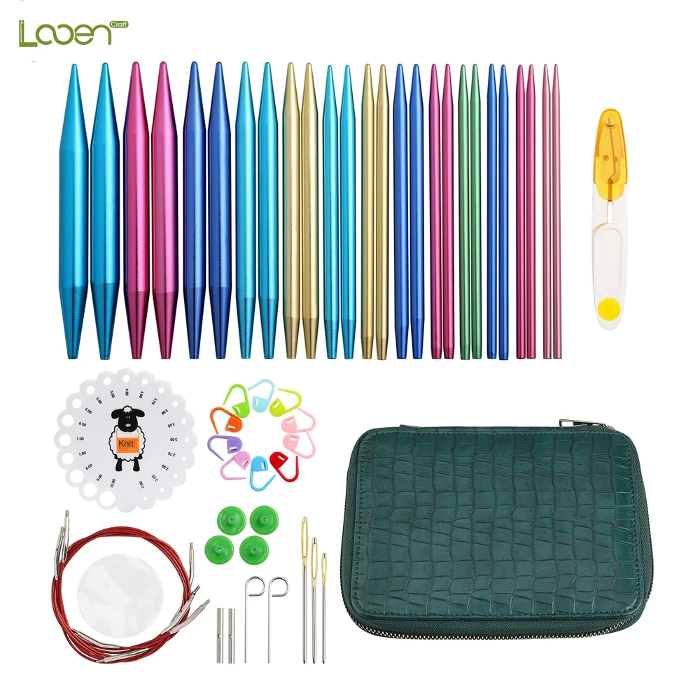 

1pc/multiple pcs crocodile pattern crochet storage bag set DIY knitting tools