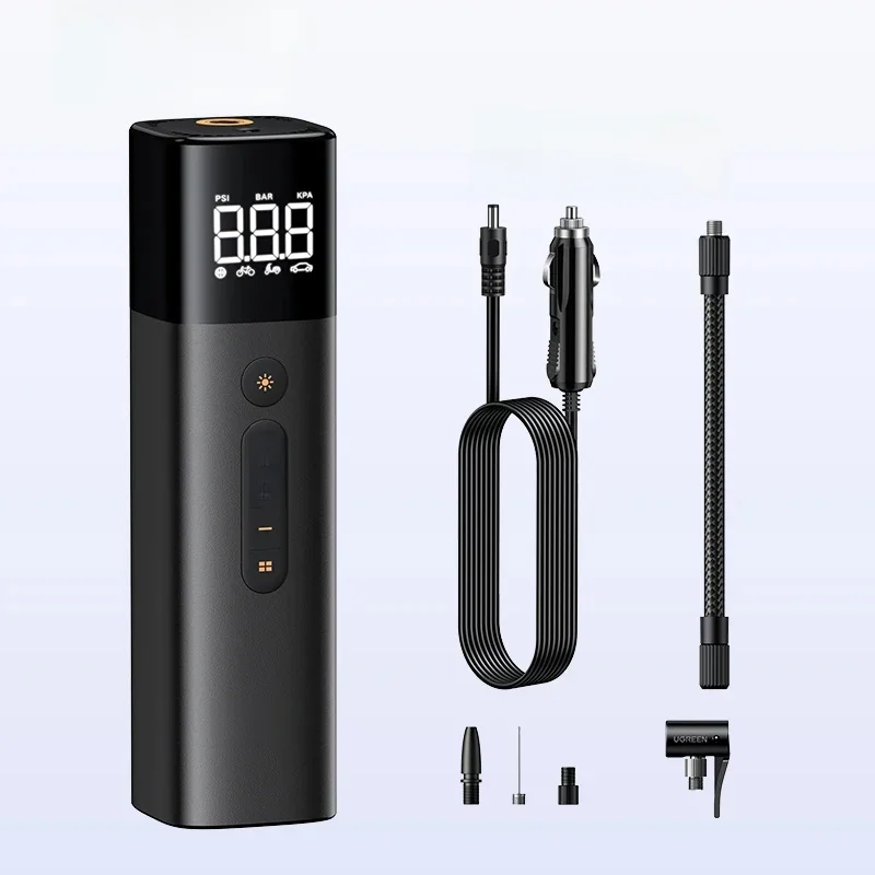 AliExpress UGREEN Car Air Pump Portable Air Compressor for Car Motorcycles Bicycle Electric Tire Inflator with LCD Digital Display