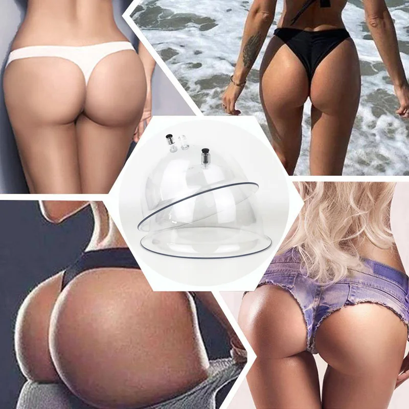  Big Size Colombian Buttock Lift Suction Cup Gluteus Increase Breast​ Enlargement Pump Accessory Buttocks Fattening Tools 25.6cm