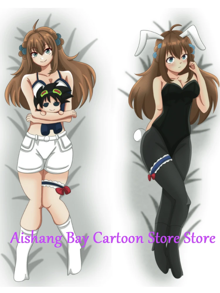 Anime Dakimakura Pillow Ribbon Restraint Illustration 2-Side Print Pillowcase Hugging Body Cushion Cover Otaku Waifu