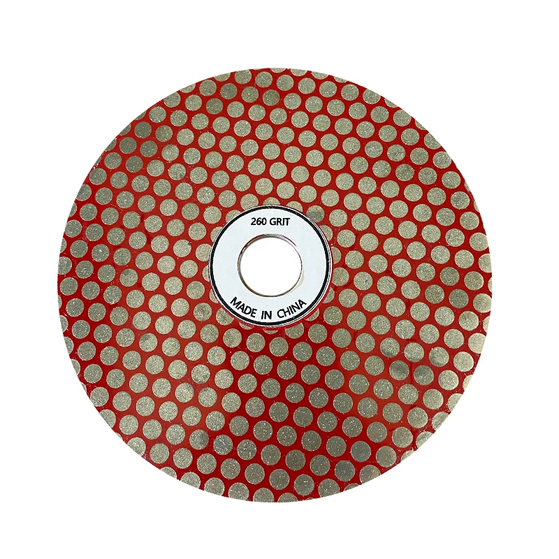 

6" Diamond Disk 260 Grit Standard Grinder Disk fits the Diamond Max and Bevel Max grinders for stained glass art