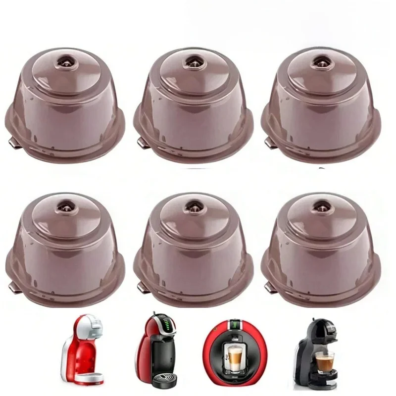 Distributeur de capsules de café réutilisables, 1/3/5/10 pièces, filtre, tasse, pour Nescafé Dolce Gusto, rechargeables, Kit Compatible avec dosettes