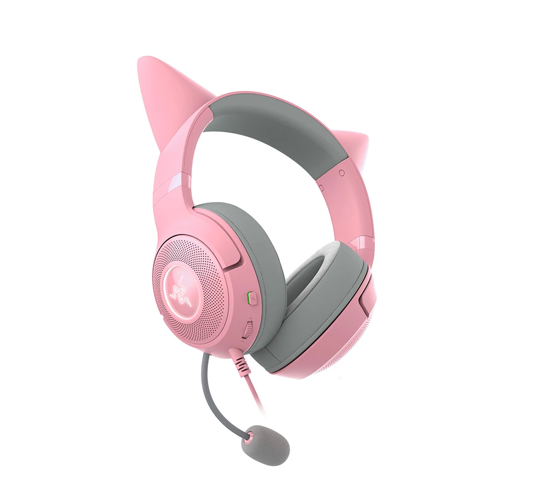 Razer Kraken Kitty V2 Quartz Kraken Kitty V2 Quartz Pink Gaming Headset Streaming Internet Broadcasting RGB