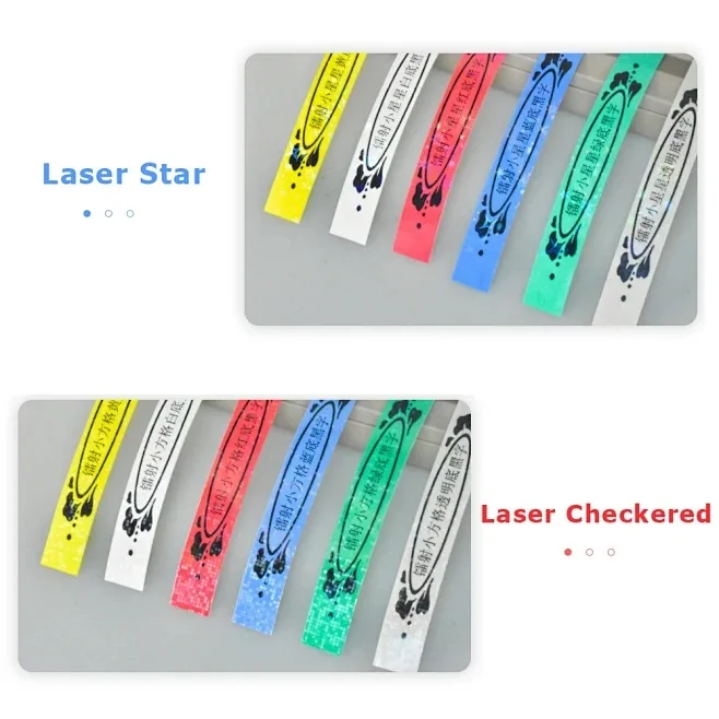 5pcs TZe-231L2 Tze131L1 12mmx8m Laser Grid Glitter Sparkling Label Tape Compatible Brother PT-D210 PT-H110 PT-e115