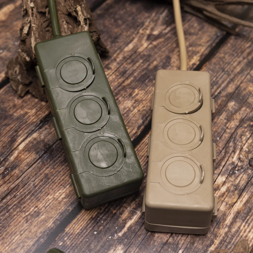 One-Stop Military Sensibility Camping Electric Braiding Ship Lead Wire Power Strip Three-Way