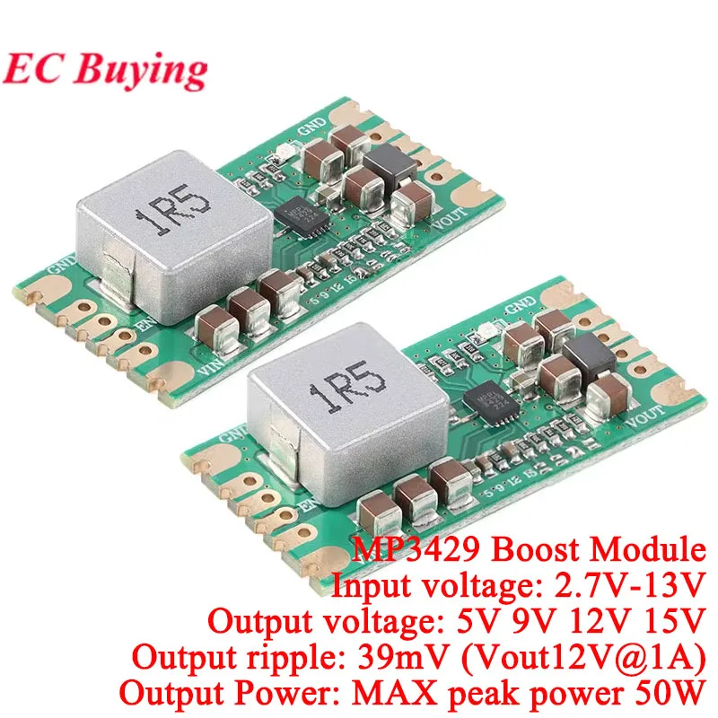 MP3429 5V 9V 12V 15V Booster Netzteil Modul Step Up Boost Modul Lithium Batterie Power Board niedrige Welligkeit 21A Spitzen Eingang