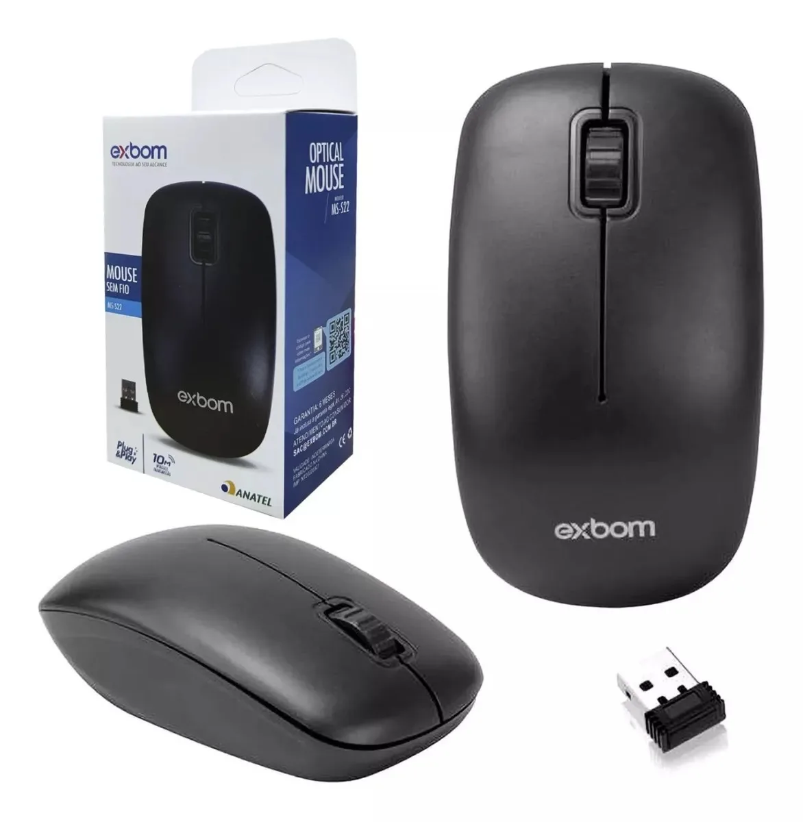 Wireless Mouse 2.4GHz MS-S22 - Exbom 2.4G