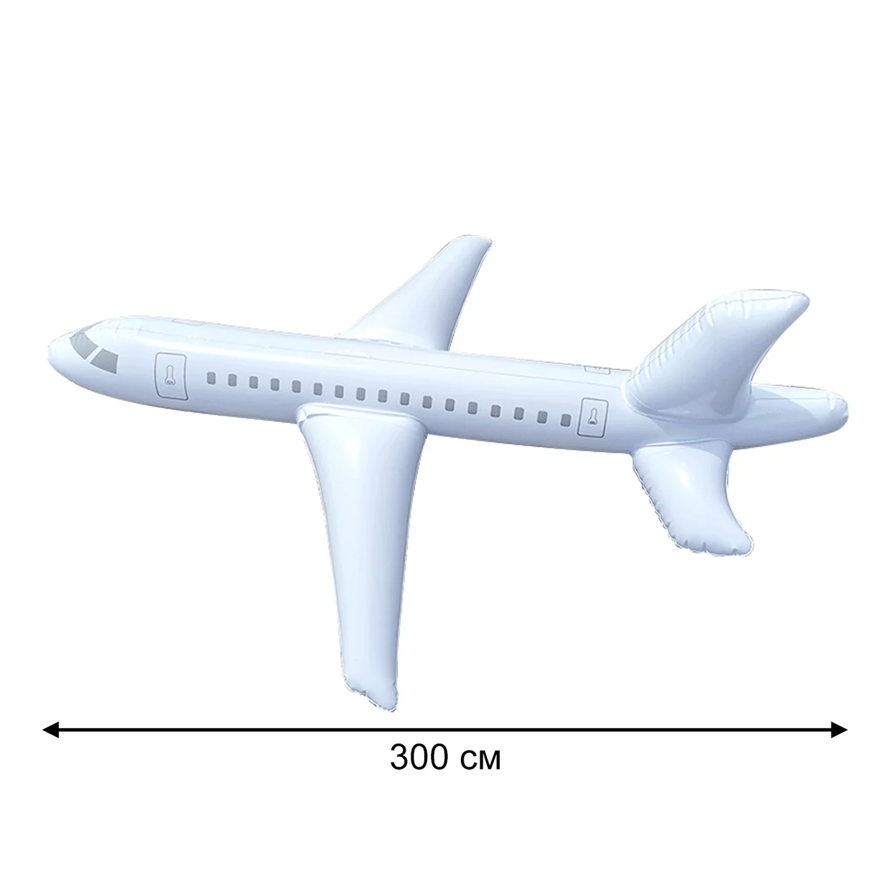 1 Stück Riesiges Aufblasbares Flugzeug-Spielzeug PVC Luftgefülltes Flugzeugmodell 100cm 200cm 300cm Innen- und Außendekoration für Partys Foto-Requisite
