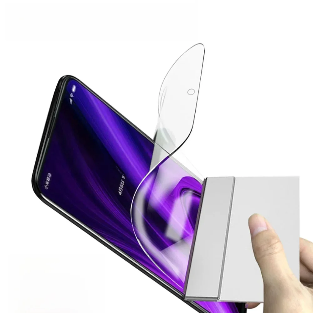 Film hydrogel pour Xiaomi Redmi Note 10 11 9 8 7 Pro 5G, protecteur d'écran sur Redmi 10C 10 9 9A 9T 9C Note 10S 11S 9S 8T, 4 pièces