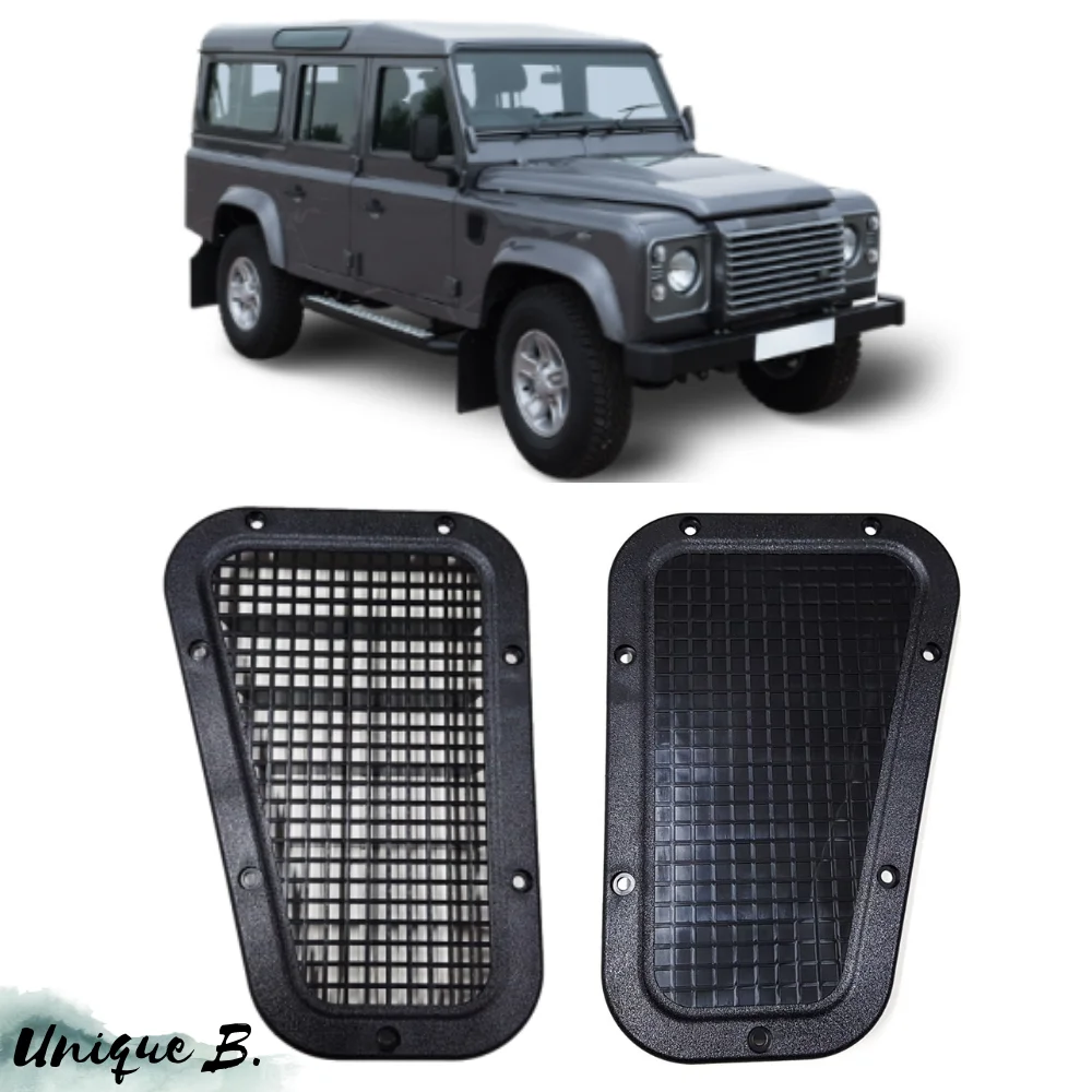 Land Rover Defender 90 110 130 Wing Top Air Intake Grille Set Off Road Accessory AWR2214 AWR2215