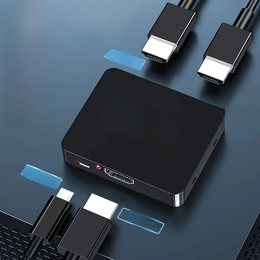Rozdzielacz HDMI 2.0 1x2 4K 60Hz HDR z obsługą HDCP 2.2 UHD, przełącznik HDMI 2.0 do PS4 i projektora, rok 2026 — zdjęcie produktu 7