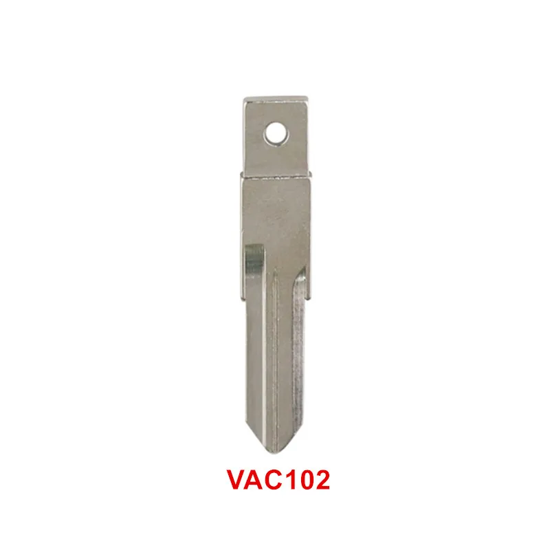 10pcs Remote Car Key Blade VAC102 VA2 HU136 HU136TE For Renault Megan Modus Clio Kangoo Trafic Logan Sandero Duster Alarm