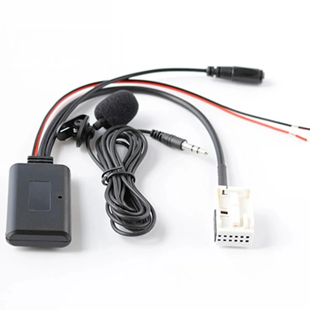 Samochodowy adapter bezprzewodowy bluetooth Stereo AUX IN Music do VW Golf MK5 MK6 POLO Passat RCD110 RCD210 RCD310 RCD510 RNS510 — zdjęcie 2