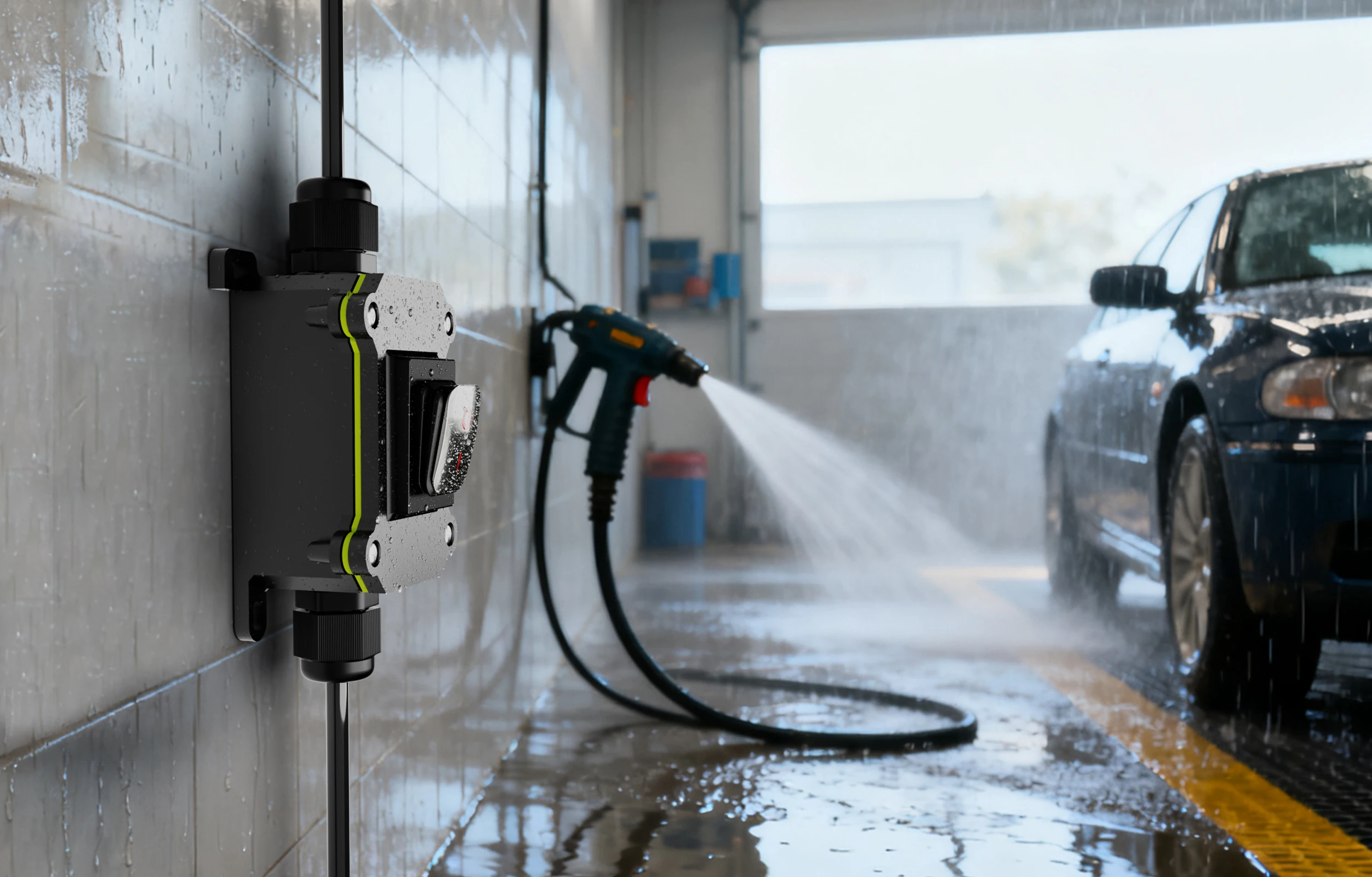 FILN 30A Wasserdichter Wippschalter mit IP67 Gehäuse 12V 24V 220V UL-Zertifiziert Hochleistungs-Inline-Schalter für Outdoor und Boote – Detail 4