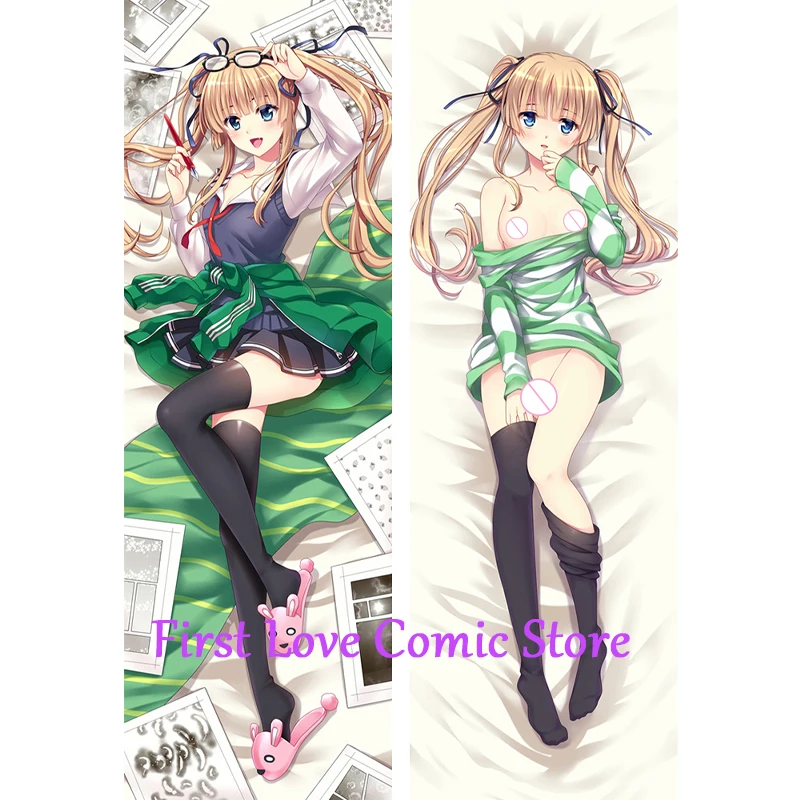 

Anime Decorating Pillow Sawamura Spencer Eriri Kashiwa Dakimakura 2-Side Print Pillowcase Hugging Body Cushion Cover Otaku Waifu