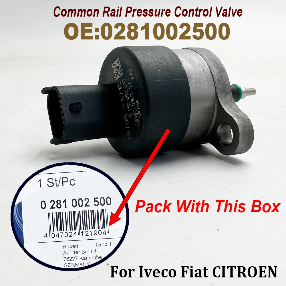 0281002500 42538165 504016314 0281002295 Common Rail Pressure Control Valve 5001857386 For Ivecoo F-iat