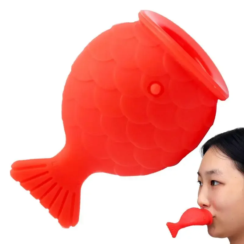 Lèvres pulpeuses en silicone pour femmes, outils souples, bouche poisson, forme naturelle, soin, sexy