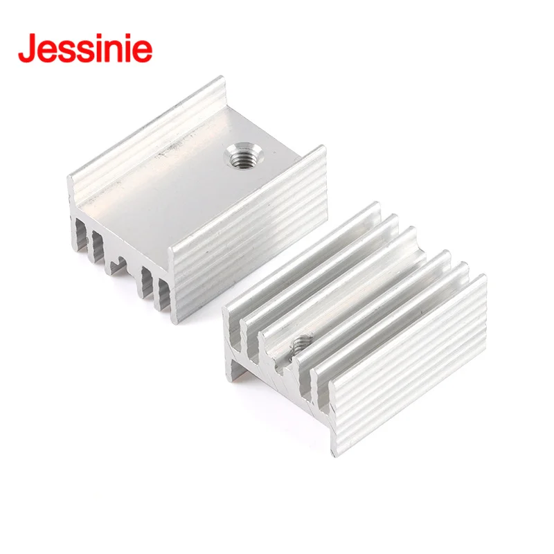 50Pcs/1pc 16*16*25 19*19*24 20*15*10 20*20*6  20*15*10  25*25*10 Aluminum Alloy Heatsink Radiator Heat Sink